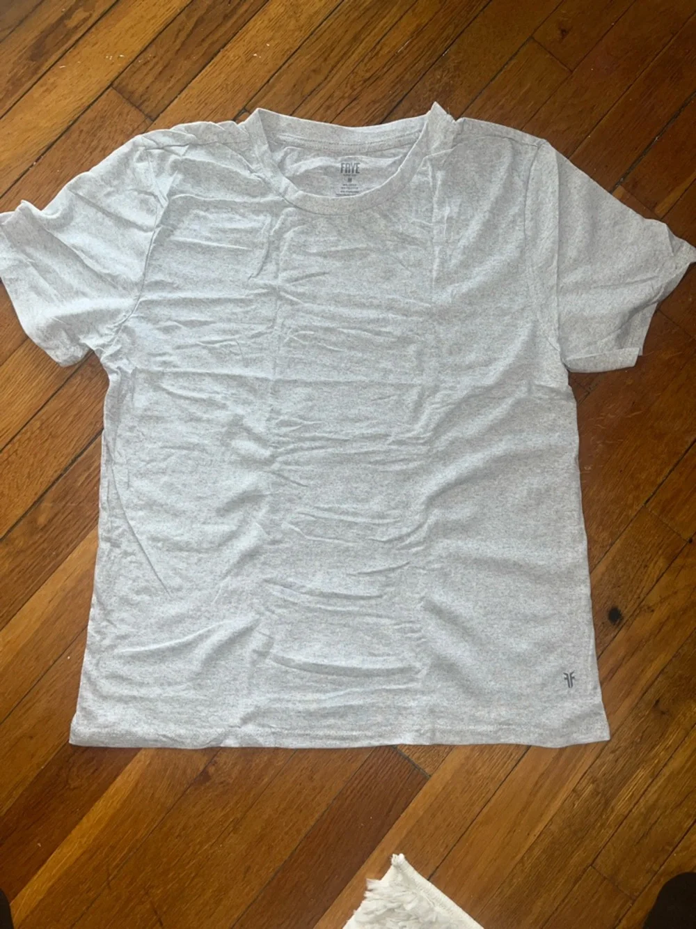 Frye Heather Gray Crewneck T-Shirt - NWOT - Picture 1 of 6